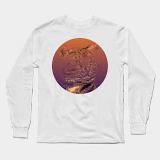 Dispersed faded cat Long Sleeve T-Shirt